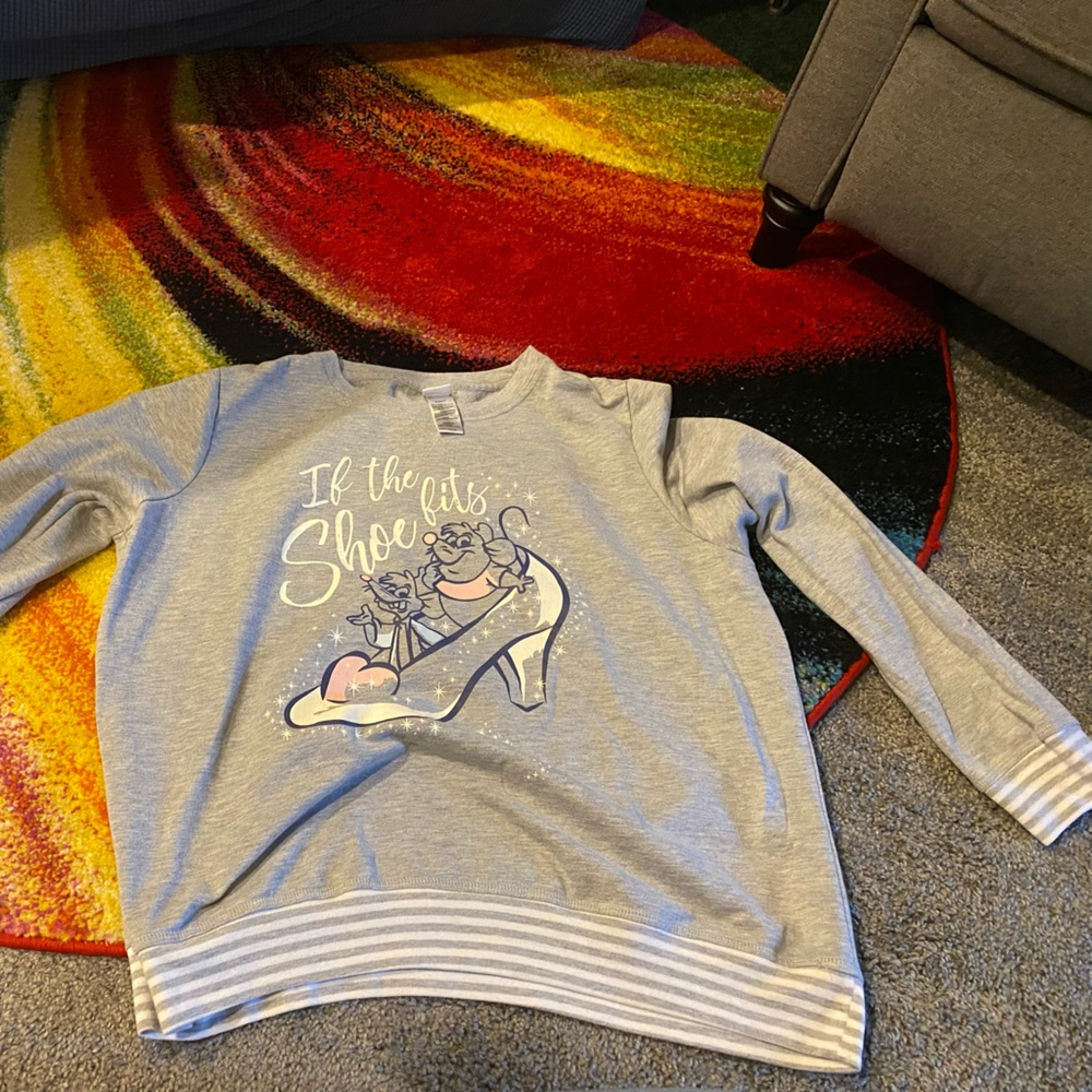 Disney Cinderella Gus and Jaq  Long sleeve shirt